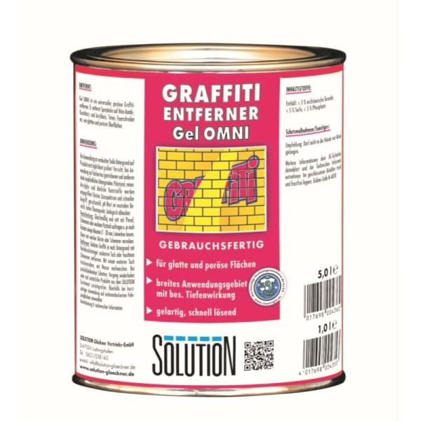 SOLUTION GLÖCKNER - Graffitientferner Gel "OMNI"